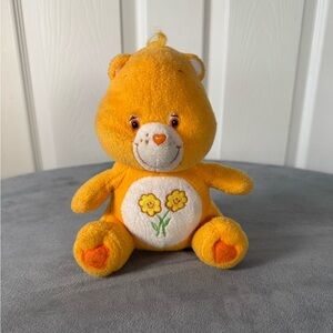 Vintage 2003 The Care Bears ORANGE FRIEND BEAR 7" Plush Stuffed Animal Toy